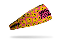 Load image into Gallery viewer, Junk Brands Ashley Paulson: Smile You'll Run Faster Big Bang Lite Headband
