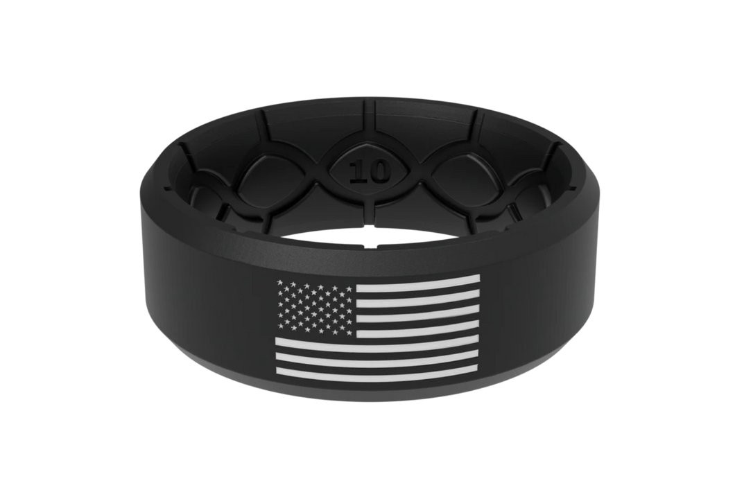 Groove Life Edge Hero - America Black & White Flag