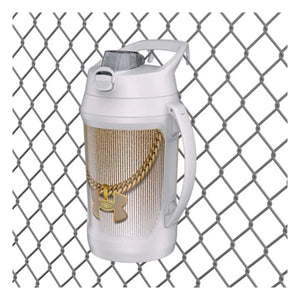 Under Armour Playmaker White Charma/Grey Heather Jug 64 oz. Water Bottle