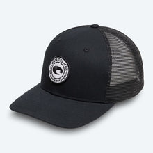 Load image into Gallery viewer, Costa Medallion Trucker Hat - Black
