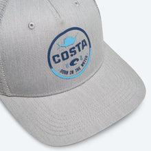 Cargar imagen en el visor de la galería, Costa Insignia Trucker Hat-Sail Gray
