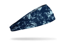 Load image into Gallery viewer, Junk Brands Gridiron Navy Baby Blue Big Bang Lite Headband
