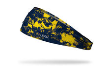 Load image into Gallery viewer, Junk Brands Gridiron Navy Gold Big Bang Lite Headband

