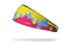 Cargar imagen en el visor de la galería, Junk Brands Hot Yellow Double Drip Big Bang Lite Headband
