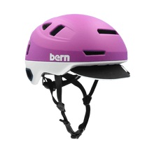 Load image into Gallery viewer, Bern Hudson MIPS Bike Helmet black white navy pink tan red purple bike helmets bern helmets
