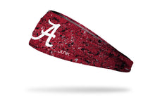 Load image into Gallery viewer, Junk Brands UNIVERSITY OF ALABAMA: Splatter Crimson Big Bang Lite Headband
