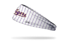 Load image into Gallery viewer, Junk Brands Louisiana State University: Script Pinstripe Big Bang Lite Headband
