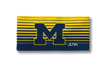 Cargar imagen en el visor de la galería, Junk Brands University of Michigan: Gradient Stripe Big Bang Lite Headband
