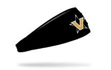 Cargar imagen en el visor de la galería, Junk Brands Vanderbilt University: Logo Black BBL Headband
