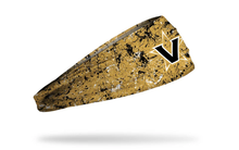 Cargar imagen en el visor de la galería, Junk Brands Vanderbilt University: Splatter Gold BBL Headband
