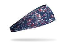 Cargar imagen en el visor de la galería, Junk Brands Patriotic Paint Splatter Big Bang Lite Headband
