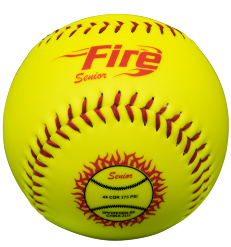 Baden Fire Senior Slowpitch Softballs - 1 Dozen