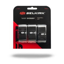 Load image into Gallery viewer, Selkirk Sport Tacky Pickleball Overgrip - 3 Pack / Black
