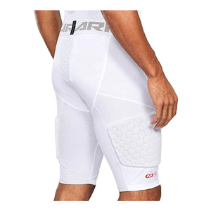 Under Armour Men's Gameday Basketball 3 Pad Shorts white