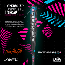 Cargar imagen en el visor de la galería, Axe Avenge Pro 3 Hybrid USA Baseball Bat , -5
