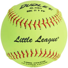 Load image into Gallery viewer, Dudley Little League 11" Game Ball Fastpitch Softball-12 Pack
