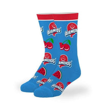 Load image into Gallery viewer, Cool Socks Airheads Cherry &amp; Watermelon Big Kids Crew Socks
