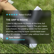 Cargar imagen en el visor de la galería, MediCaptain Soccer Grip Socks with Ankle Protection

