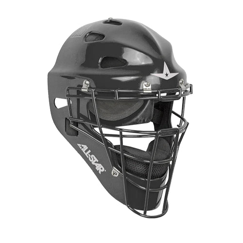 All-Star MVP2300 Player's SERIES™ CATCHER'S Helmet - Solid Gloss Black