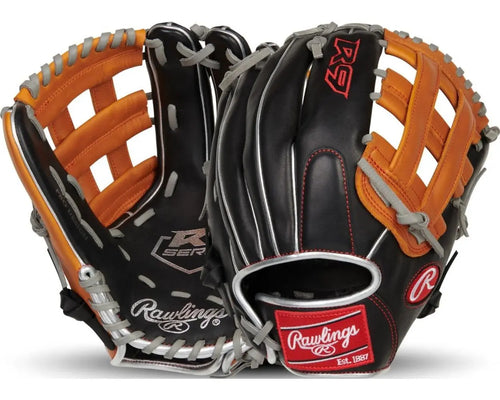 Rawlings R9 Contour Series 12 Inch Baseball Glove: R9120U-6BT