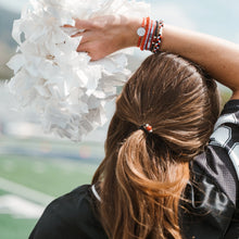 Cargar imagen en el visor de la galería, K'lani Hair tie Bracelet Game Day Red / White
