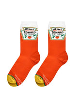 Load image into Gallery viewer, Cool Socks Heinz Tomato Ketchup Big Kids Crew Socks
