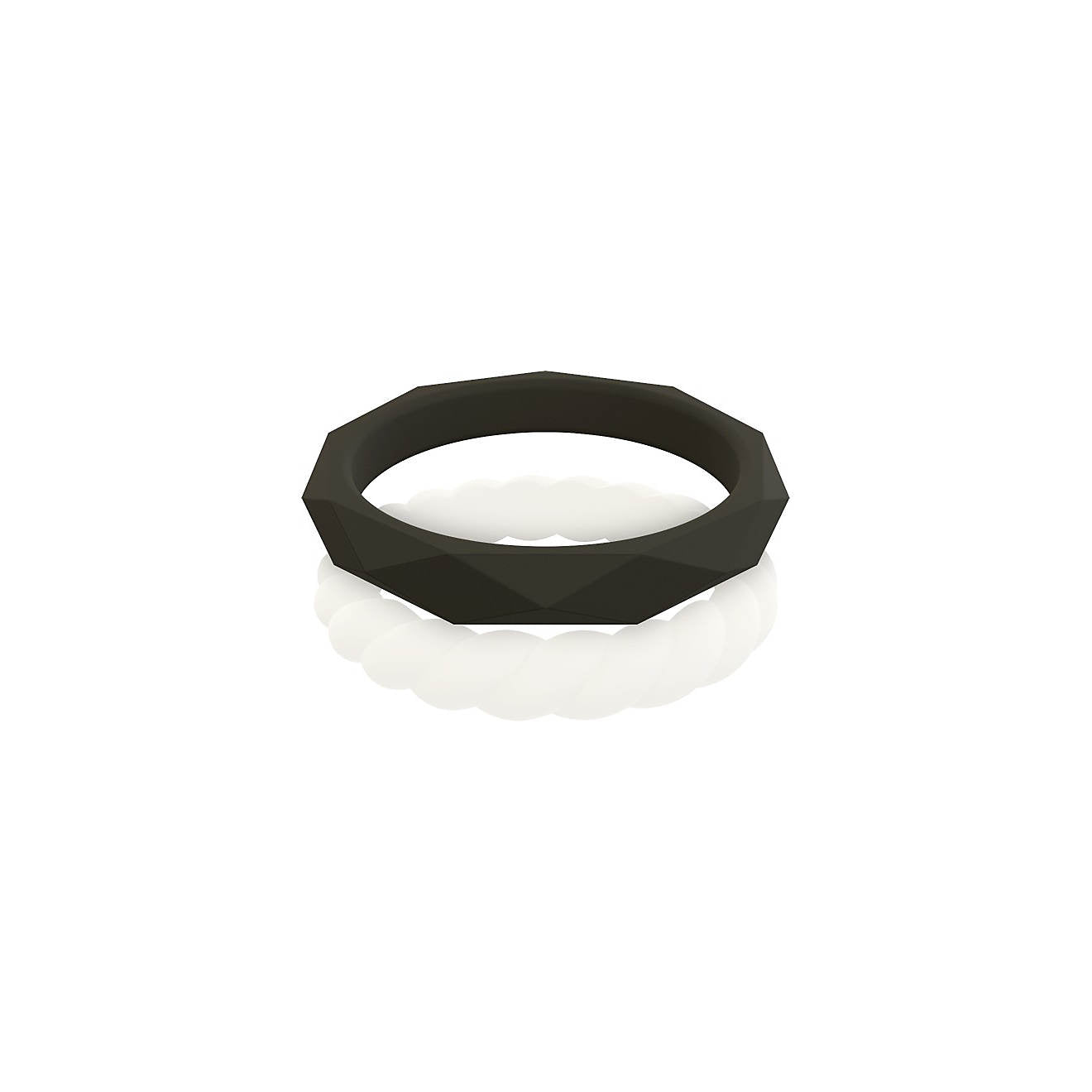 Qalo Duo Women's Modern Silicone Ring on Marmalade | The Internet's Best  Brands