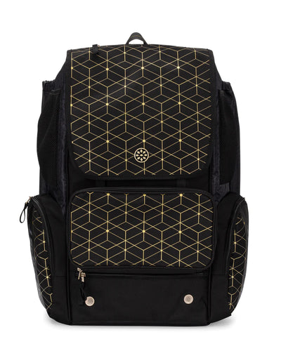 RIP-IT Tournament 2 Softball Backpack - Black/Gold softball bag black great softball bags for catchers great softball bags for equipment bags for softball players baseball bags softball bags black large black softball bags gold and black softball bags softball to hold four bats 