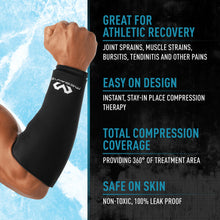 Load image into Gallery viewer, McDavid Flex Ice Therapy Arm/Elbow Compression Sleeve.McDavid Flex Ice/Heat Therapy Arm/Elbow Compression Sleeve.McDavid Flex Ice/Heat Therapy Arm/Elbow Compression Sleeve
