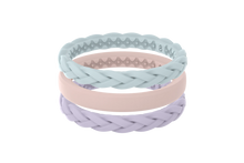 Load image into Gallery viewer, Groove Life Pastel Sky - Women&#39;s Stackable Silicone Ring
