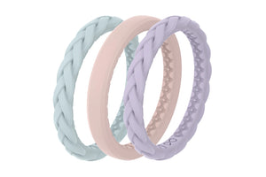 Groove Life Pastel Sky - Women's Stackable Silicone Ring