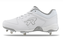 Load image into Gallery viewer, Ringor softball cleats. Ringor cleats clearance. Where to buy ringor cleats.ringor softball cleats pitching toe. Ringor turf shoes. Best turf shoes with pitching toe. Women’s turf shoes with pitching toe. Ringor pitching turf shoes. Ringor Shoes white, black, charcoal. Ringor pitching cleats.ringor cleats.Ringor metal cleats. Where to buy ringor softball cleats. Ringor coupon code. Ringor molded cleats. Ringor rubber cleats. White cleats. Ringor white cleats. Ringor black cleats. ringor metal spikes black
