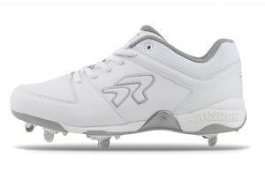 Ringor Flite Women s Softball Spikes White Silver TOP GEAR