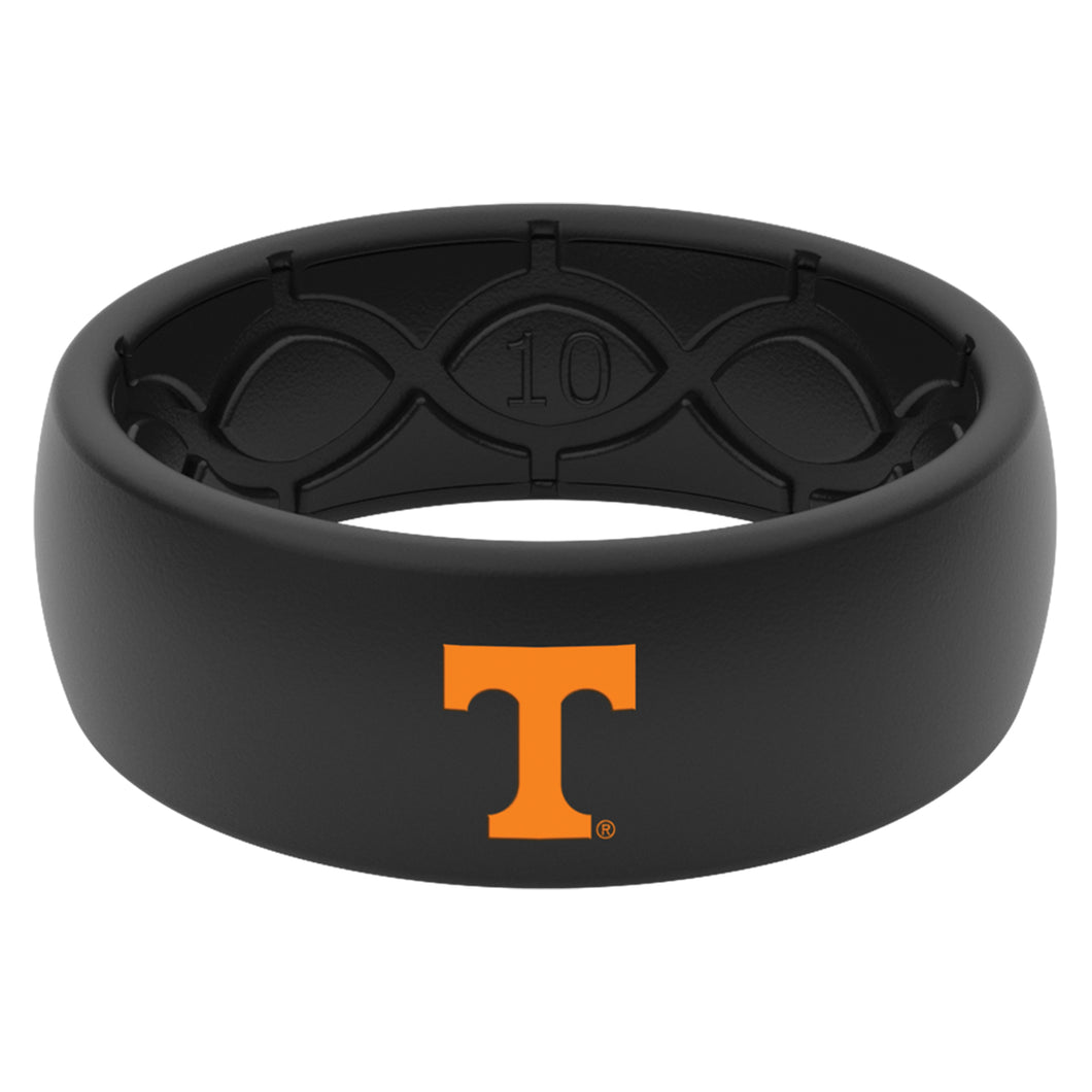 Groove Life College Tennessee Black & Color Ring rings for men silicone rings for men TN rings for men silicone tn football rings best rings for men best silicone rings for men Tennessee football rings for men baseball rings for men football rings for men