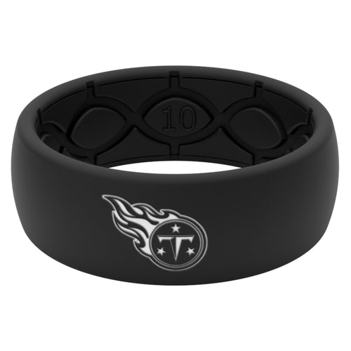 Groove Life NFL Tennessee Titans Black Silicone RingGroove Life NFL Tennessee Titans Black Silicone Ring