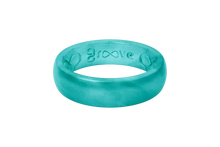 Cargar imagen en el visor de la galería, Groove Life Solid Ocean Thin - Women&#39;s Silicone Ring
