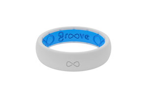 Groove Life Solid Snow Thin - Women's Silicone Ring