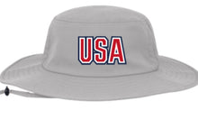 Load image into Gallery viewer, Pacific Headwear Bucket/ Boonie Hat - USA Silver use bucket hats for men  use bucket hats for women women use bucket hats softball use bucket hats use fast pitch bucket hats bucket hat use softball use softball hats use visors bucket hats with use logo boogie use hats
