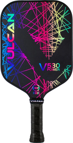 Vulcan V530 Power Pickleball Paddle-Rainbow Laser.Vulcan V530 Power Pickleball Paddle-Rainbow Laser Vulcan Pickleball paddle Pickleball Paddles