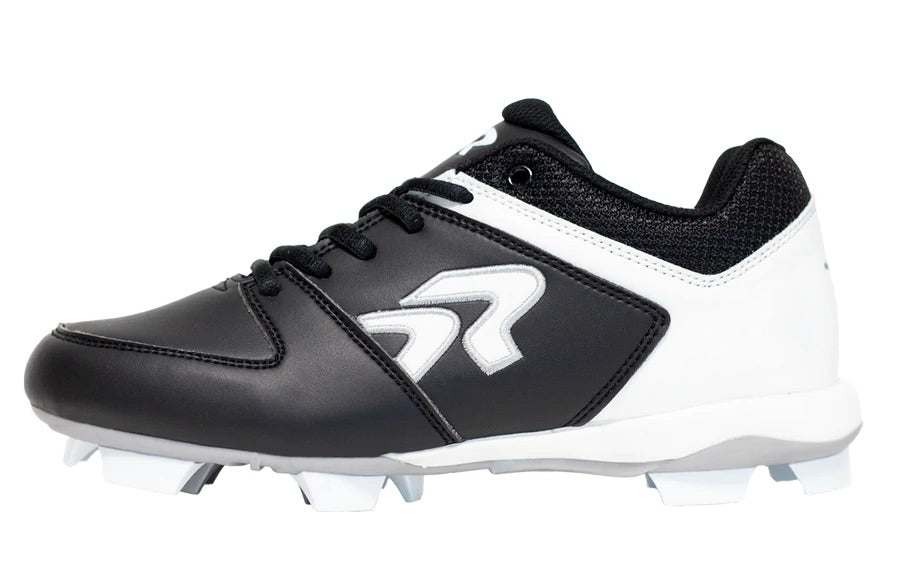 Ringor Flite Softball Cleats Molded Black/White