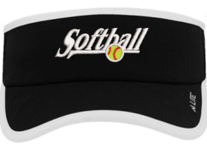 Pacific Headwear Performance Visor - Softball