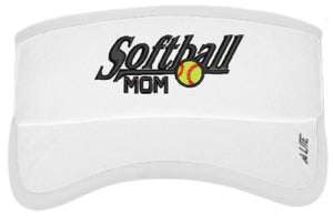 Pacific Headwear Performance Visor - Softball Mom