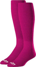 Cargar imagen en el visor de la galería, Rawlings Baseball/Softball Socks 2 Pair- Solid Colors pink socks
